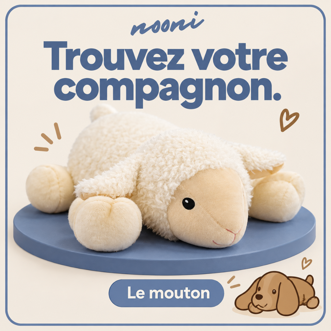 Nooni – Peluche lestée apaisante pour enfants et adultes