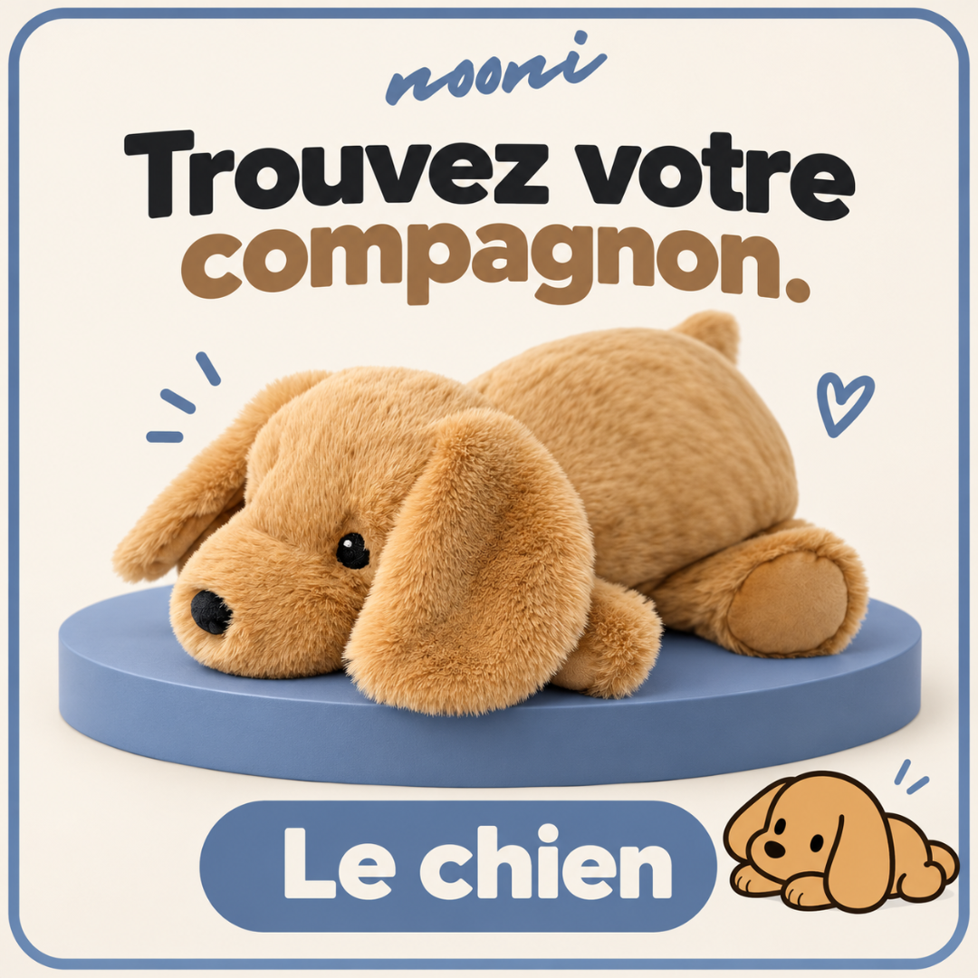 Nooni – Peluche lestée apaisante pour enfants et adultes
