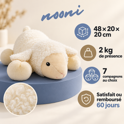 Nooni – Peluche lestée apaisante pour enfants et adultes