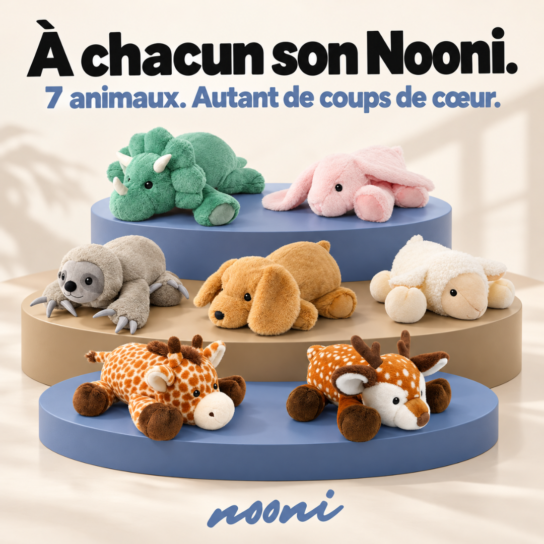 Nooni – Peluche lestée apaisante pour enfants et adultes