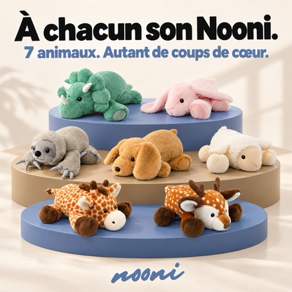 Nooni – Peluche lestée apaisante pour enfants et adultes